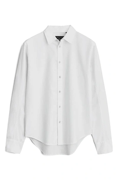 Rag & Bone Icons Zac 365 Slim-fit Cotton-poplin Shirt In Wht