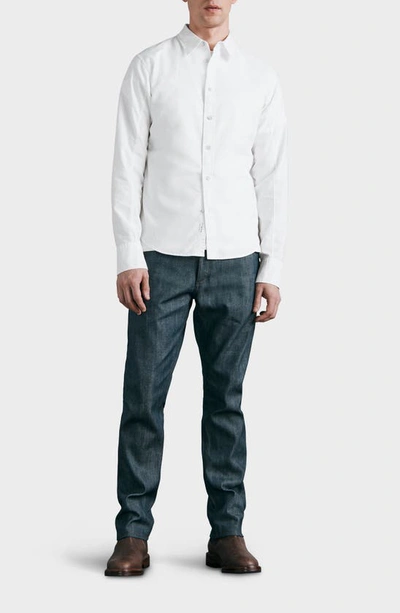 Rag & Bone Icons Zac 365 Slim-fit Cotton-poplin Shirt In Wht