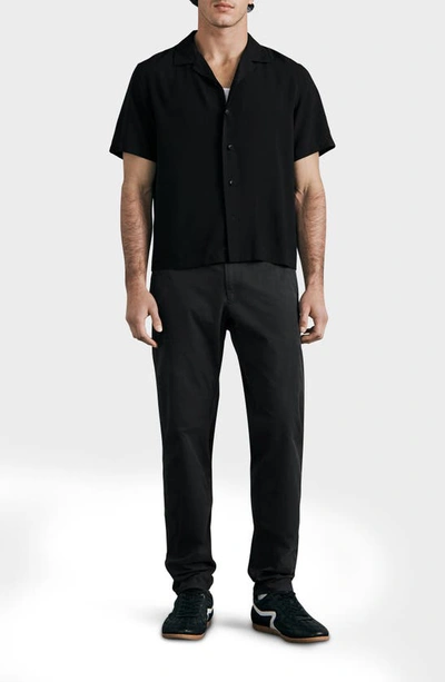 Shop Rag & Bone Avery Button-up Shirt In Blk