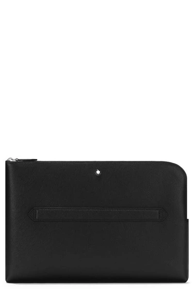 Shop Montblanc Sartorial Laptop Case In Black