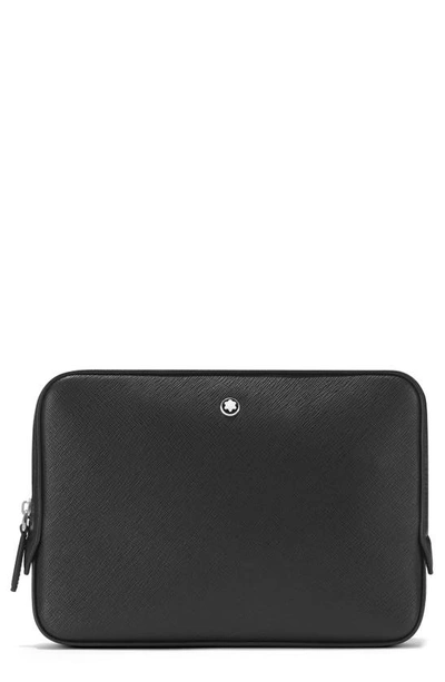 Shop Montblanc Sartorial Mini Messenger Bag In Black
