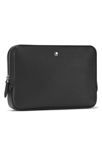 Shop Montblanc Sartorial Mini Messenger Bag In Black