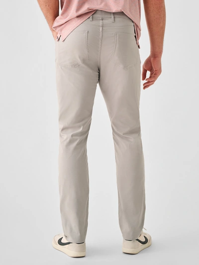 Shop Faherty Movement&trade; 5-pocket Pants (30" Inseam) In Fossil