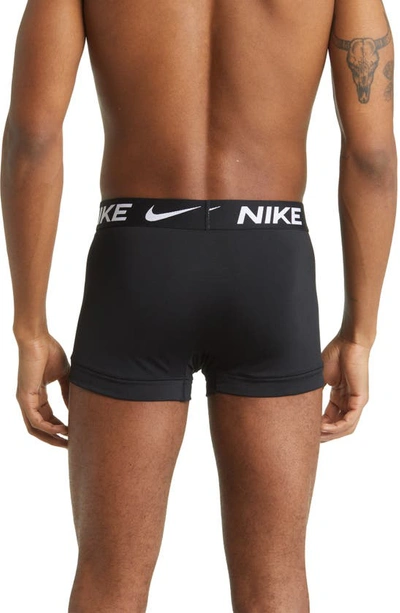 Shop Nike 3-pack Dri-fit Essential Micro Trunks In Black