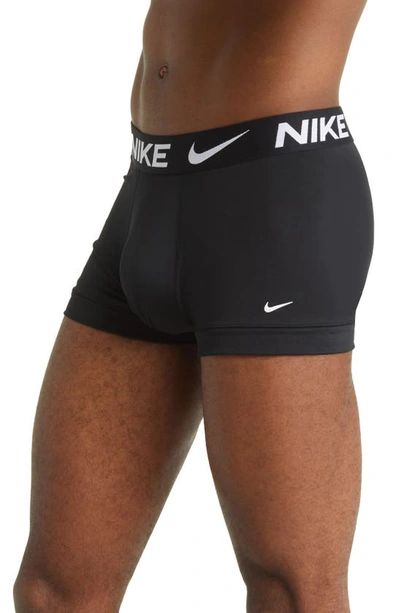 Shop Nike 3-pack Dri-fit Essential Micro Trunks In Black