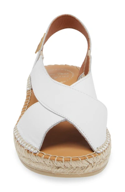 Toni Pons Elda Espadrille Sandal In White