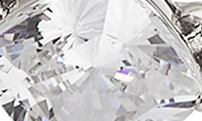 Nadri Large Cubic Zirconia Choker Necklace In Rhodium