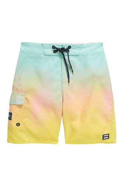 Shop Billabong Kids' Sunday Og Board Shorts In Minty