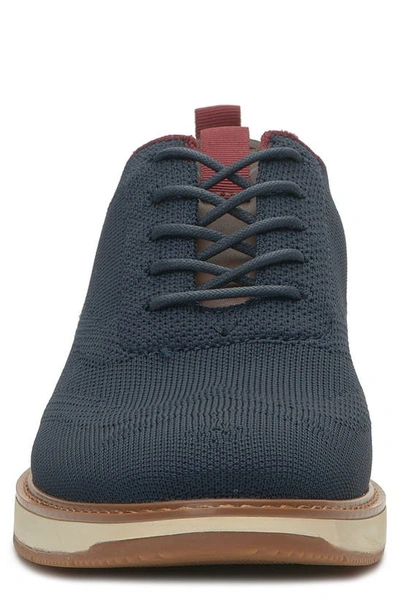 Shop Vince Camuto Staan Knit Oxford Sneaker In Eclipse/ Chili