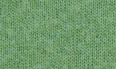 Shop Drake's Brushed Lambswool Crewneck Sweater In Green