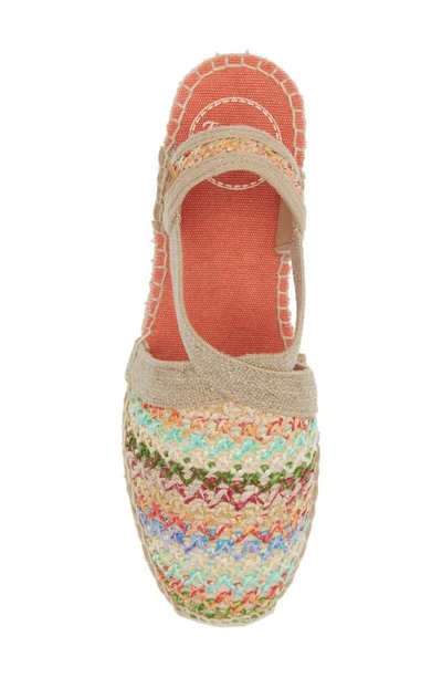 Toni Pons Terra Wedge Espadrille Shoe In Multi Beige