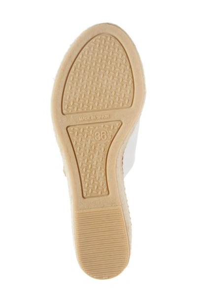 Shop Toni Pons Ivonne Espadrille Platform Wedge Slide Sandal In Blanc/white