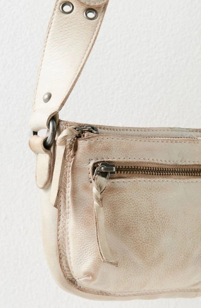 Free People Wade Sling Leather Shoulder Bag In Mineral