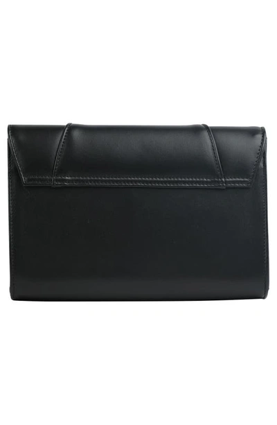 Shop Liselle Kiss Allie Leather Crossbody Bag In Black