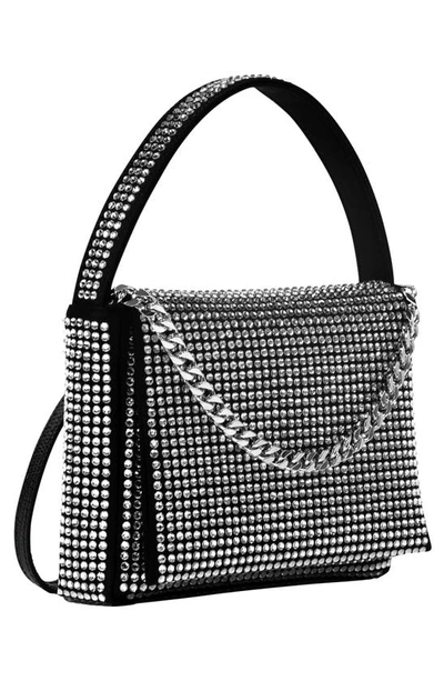 Shop Liselle Kiss Taylor Top Handle Bag In Black Crystal