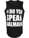 BALMAIN do you speak Balmain top,8078494I11377485