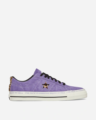 Shop Converse Sean Pablo One Star Pro Sneakers Purple In Multicolor