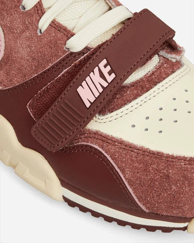 Shop Nike Air Trainer 1 Sneakers Dark Pony / Soft Pink In Multicolor