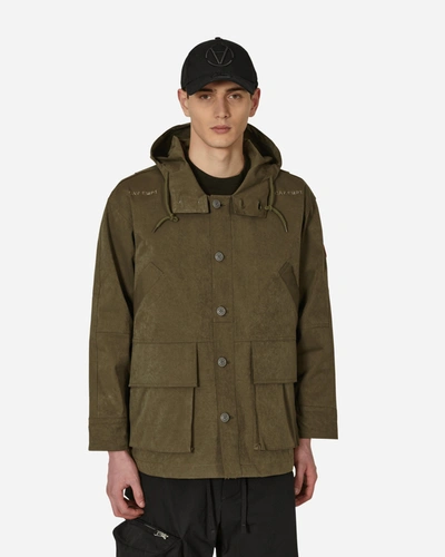 Shop Cav Empt Heavy Pn Hood Jacket In Green