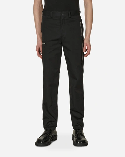 Shop Undercover Zipper Pants In Black