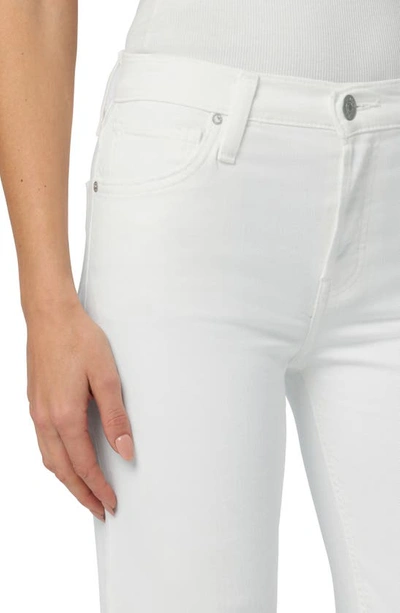 Shop Hudson Rosie Ripped Wide Leg Crop Jeans In White