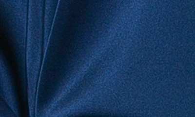 Alexia Admor Long Sleeve Button-up Shirt In Navy