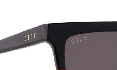 Diff Stevie 55mm Flat Top Sunglasses In Grey