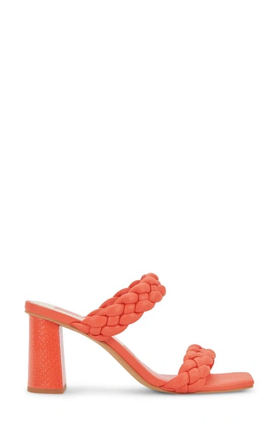 Shop Dolce Vita Paily Braided Sandal In Persimmon Stella