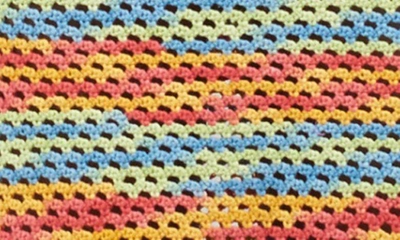 Shop The Elder Statesman Bridle Cotton Crochet Dress In Flip Flops/ Sunburn