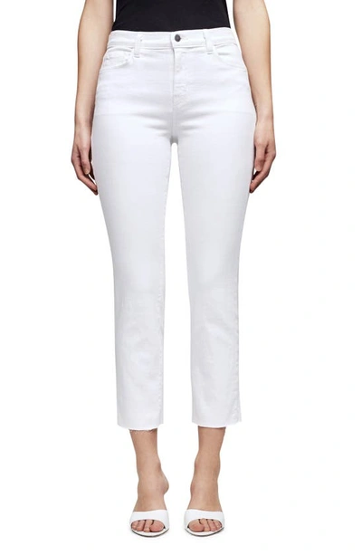 Shop L Agence Sada Ankle Slim Jeans In Blanc