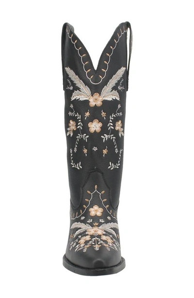 Dingo Full Bloom Western Boot In Black
