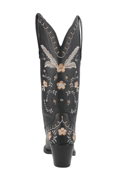 Dingo Full Bloom Western Boot In Black