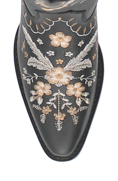 Dingo Full Bloom Western Boot In Black