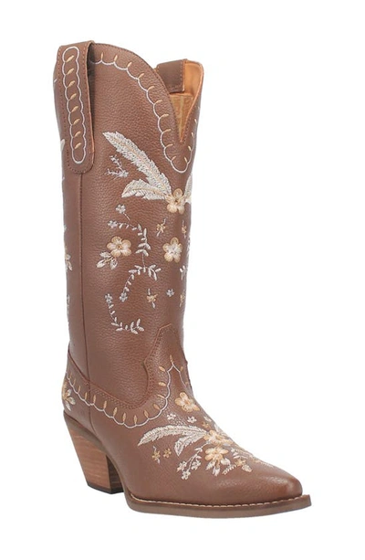Shop Dingo Full Bloom Western Boot In Brown