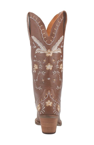Shop Dingo Full Bloom Western Boot In Brown