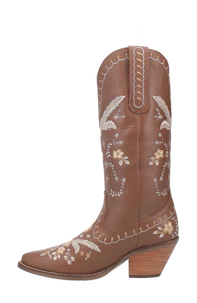 Shop Dingo Full Bloom Western Boot In Brown