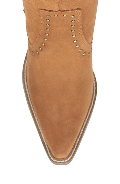 Shop Dingo Classy N Sassy Western Boot In Camel Suede