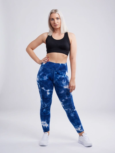 Shop Jupiter Gear High-waisted Criss-cross Training Leggings With Hip Pockets In White