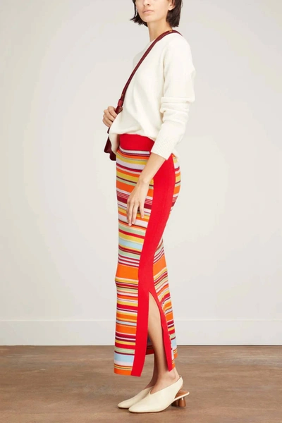 Shop Alemais Alexandra Stripe Skirt In Mixed Stripe In Multi