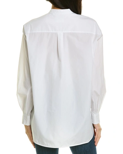 Shop Burberry Vintage Motif Oversized T-shirt In White