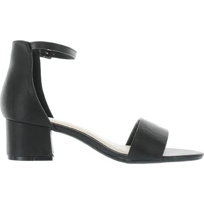 Sugar Noelle Low Womens Kitten Heel Open Toe Ankle Strap In Multi