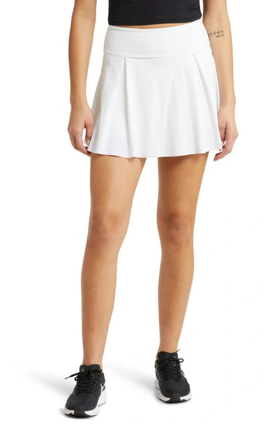 Shop Nike Club Dri-fit Skirt In White/ Black