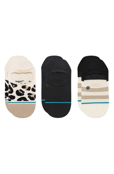 Shop Stance Spot On Assorted 3-pack Tab No-show Socks In Leopard