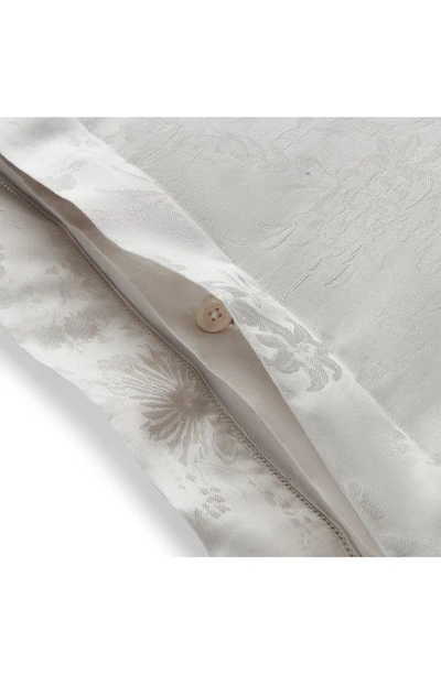 Shop Ralph Lauren Bethany Jacquard Organic Cotton Pillow Sham In Platinum