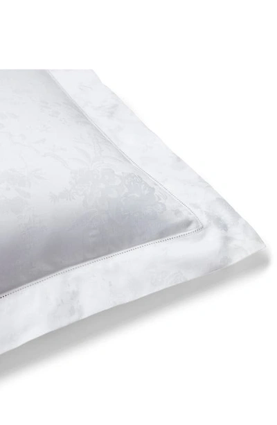 Shop Ralph Lauren Bethany Jacquard Organic Cotton Pillow Sham In Studio White