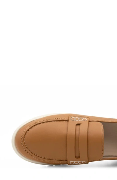 Amalfi By Rangoni Embrezza Wedge Loafer In Mou Piuma