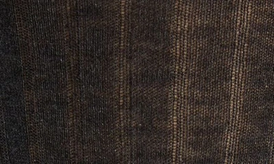 Shop Canali Cotton Rib Dress Socks In Charcoal