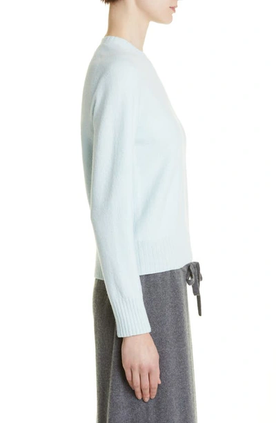Shop Jil Sander Merino Wool Shrunken Crewneck Sweater In Light Pastel Blue