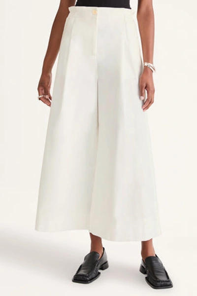 Shop Merlette Sargent Emb Pant In Ivory