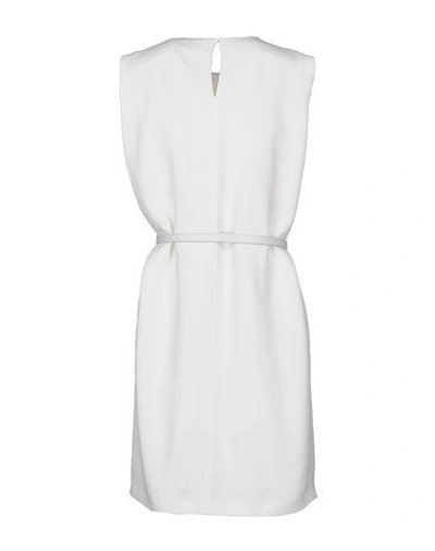 Shop Saint Laurent Short Dresses In White